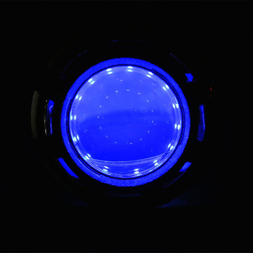 2PCS Car 360 Degree Annular LED Demon Eyes Headlights Decoration Lamps