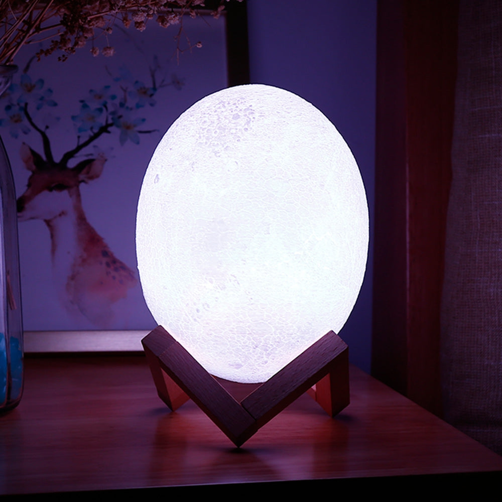 3D Printing Dinosaur Egg Lamp Night Light Remote Control for Bedroom