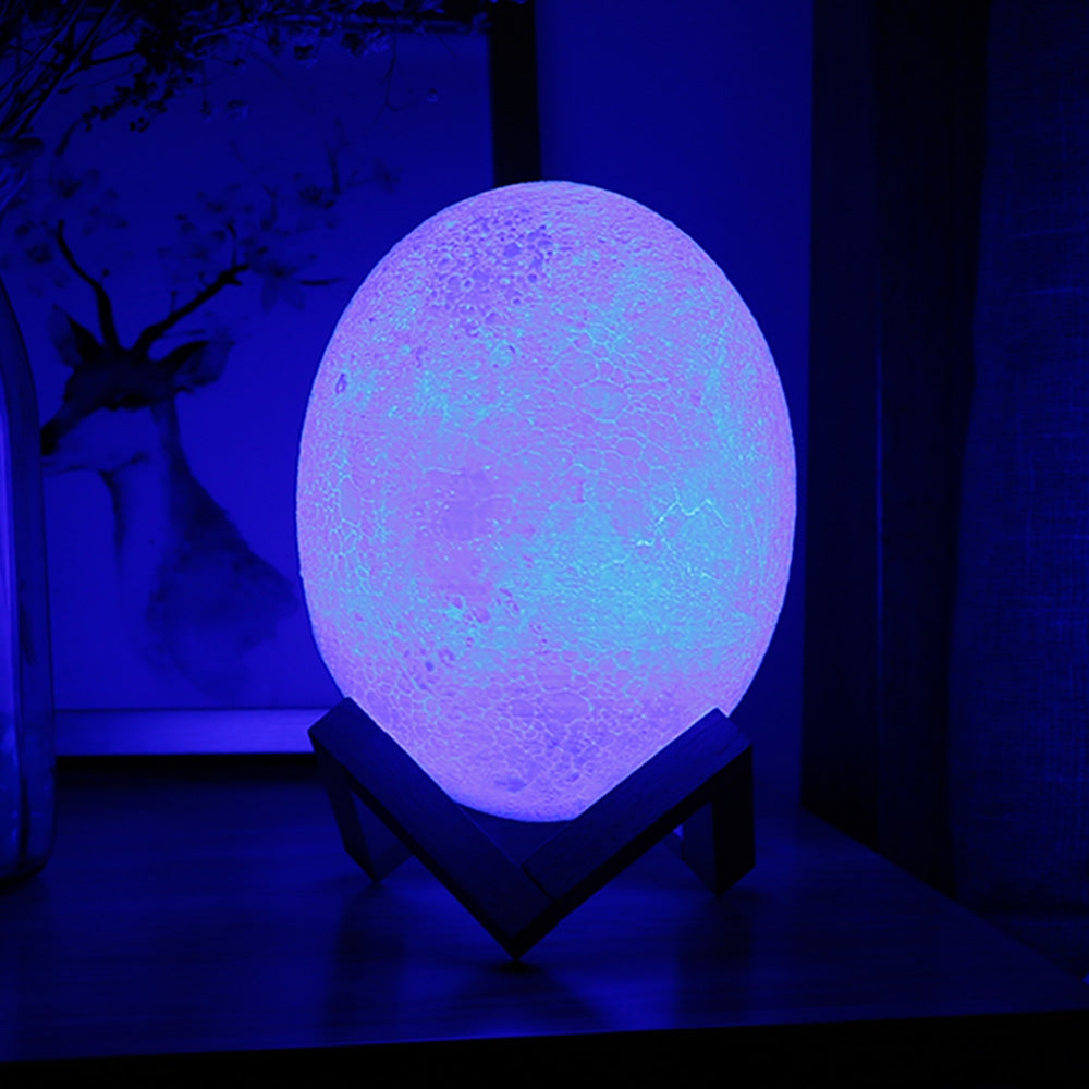 3D Printing Dinosaur Egg Lamp Night Light Remote Control for Bedroom