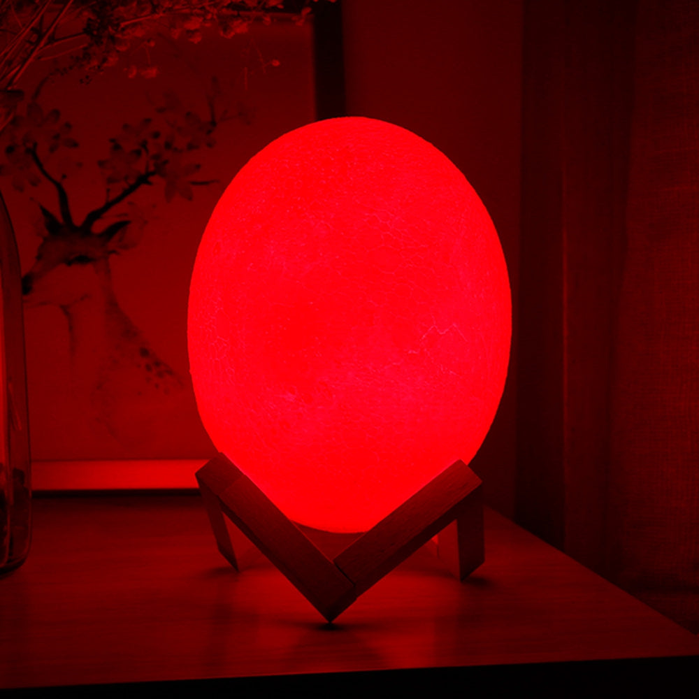 3D Printing Dinosaur Egg Lamp Night Light Remote Control for Bedroom