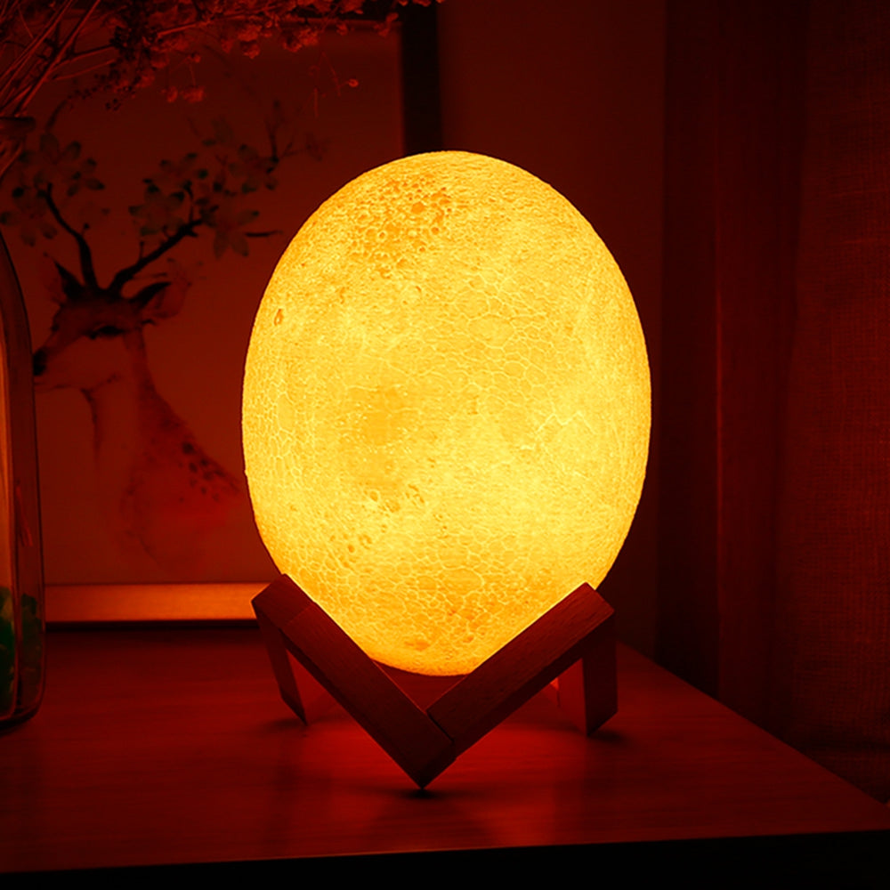 3D Printing Dinosaur Egg Light Night Lamp with Remote Control