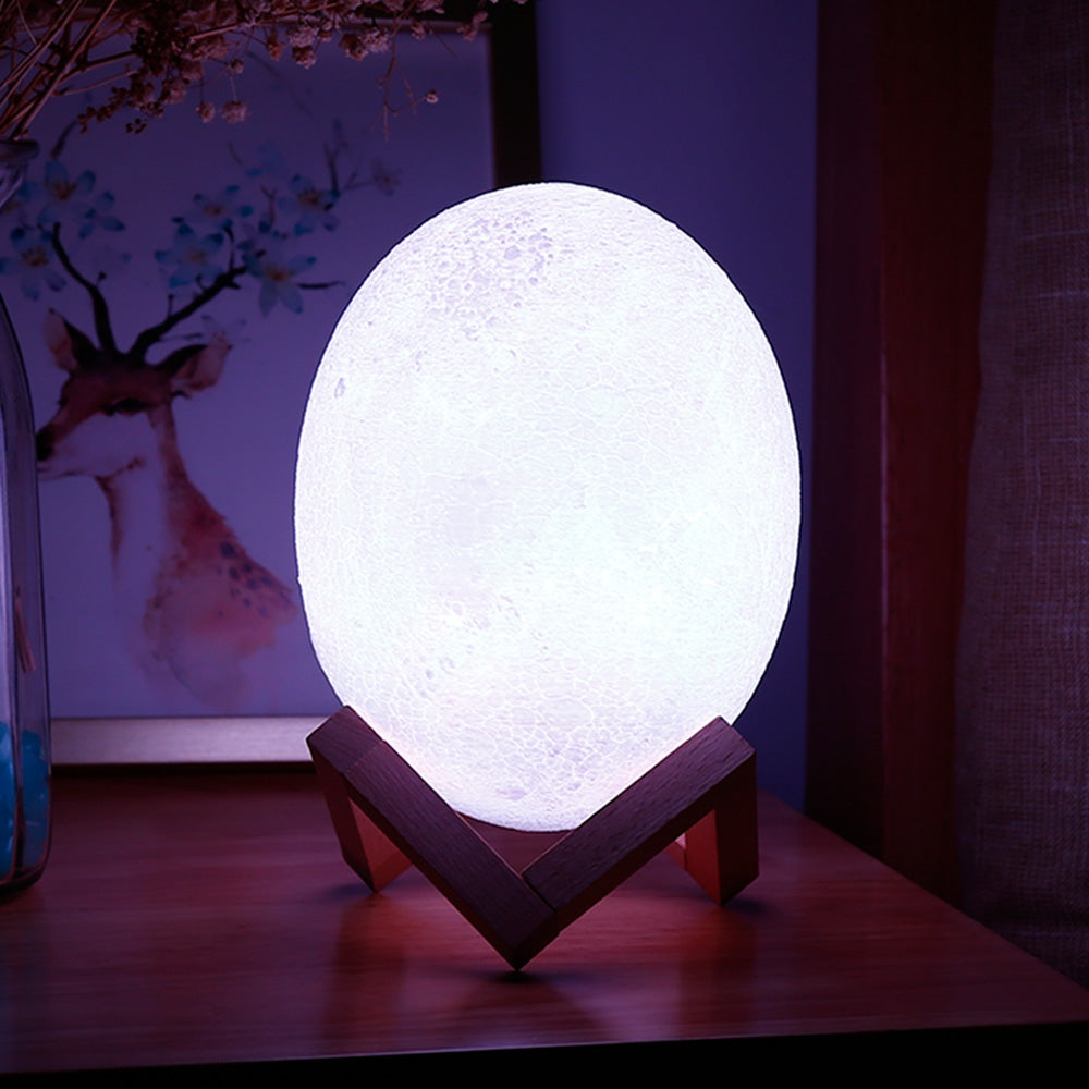 3D Printing Dinosaur Egg Light Night Lamp with Remote Control