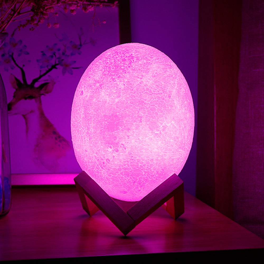 3D Printing Dinosaur Egg Light Night Lamp with Remote Control