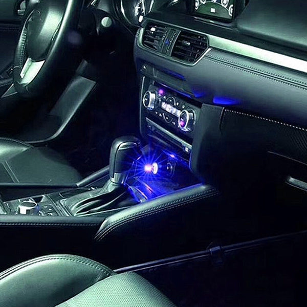 BRELONG Colorful LED USB Voice Control Car Light