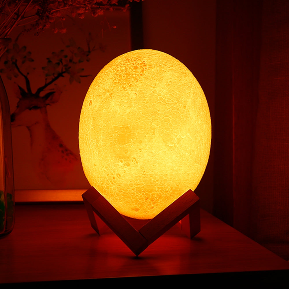 3D Printing Dinosaur Egg Light Night Lamp with Remote Control Bedroom