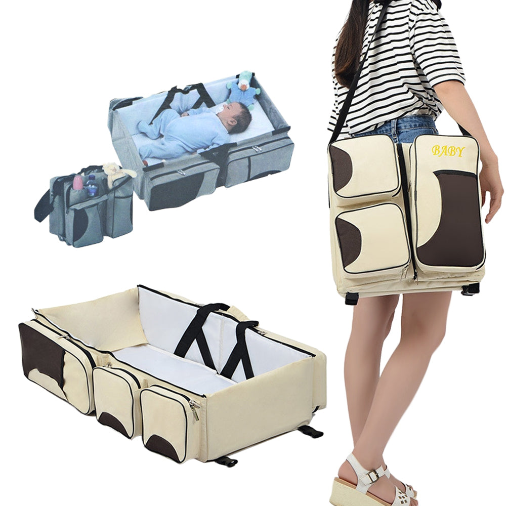 8830 Multifunctional Portable Baby Bed Mommy Bag