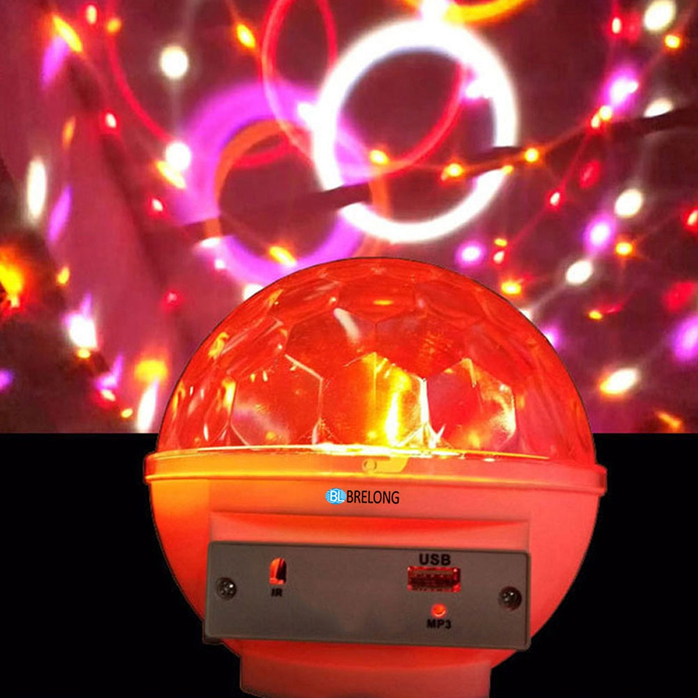 BRELONG LED RGB Bluetooth Music Disco Ball Light for Party Stage