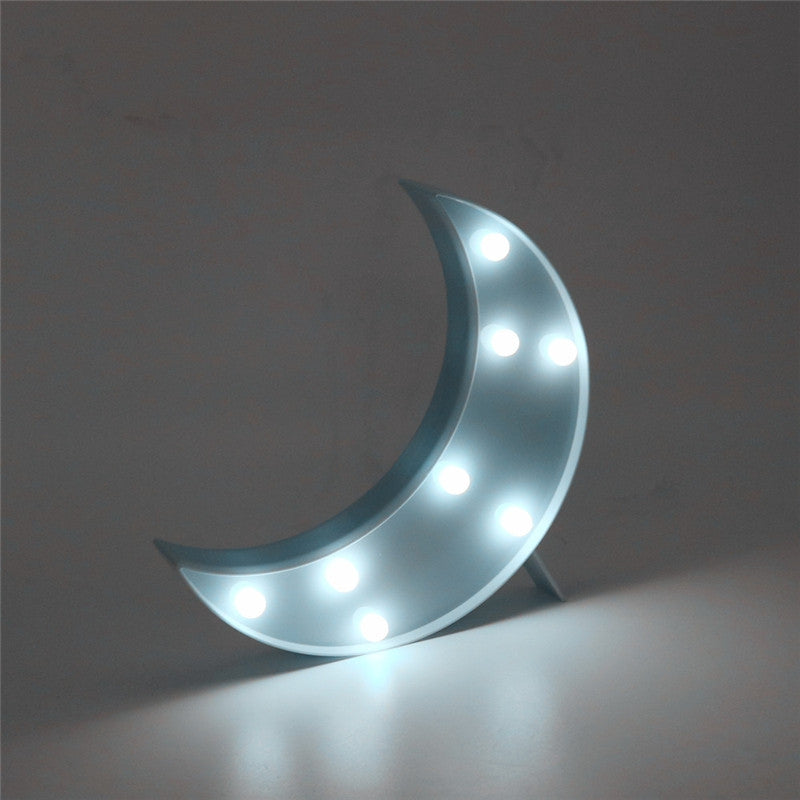 Decorative LED Crescent Shape Kids Bedroom Night Light Holiday Gifts
