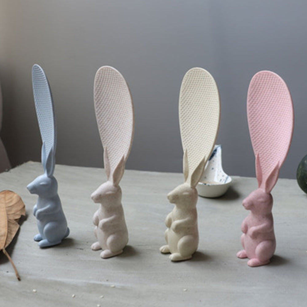Cute Little Rabbit Rice Spoon for Baby Kids Boys and Girls Household Kitchen Accessories