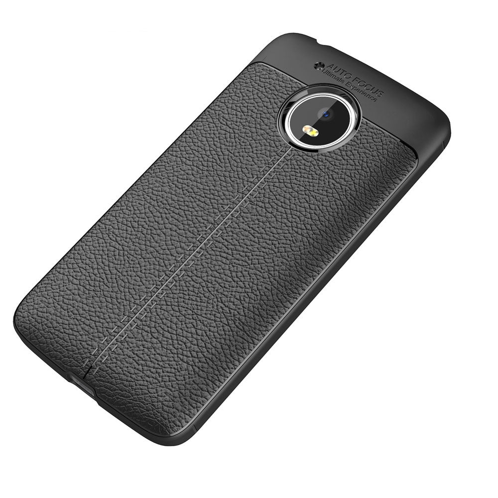 Case for Motorola Moto G5 Litchi Grain Anti Drop TPU Soft Cover