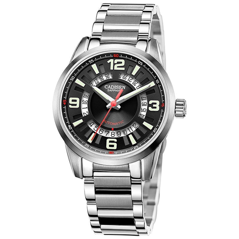 CADISEN C8100 Men Stainless Steel Case Automatic Wristwatch