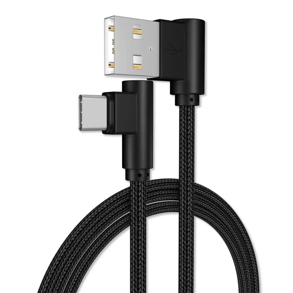1M USB Type-C Cable Nylon Cord Durability High Speed