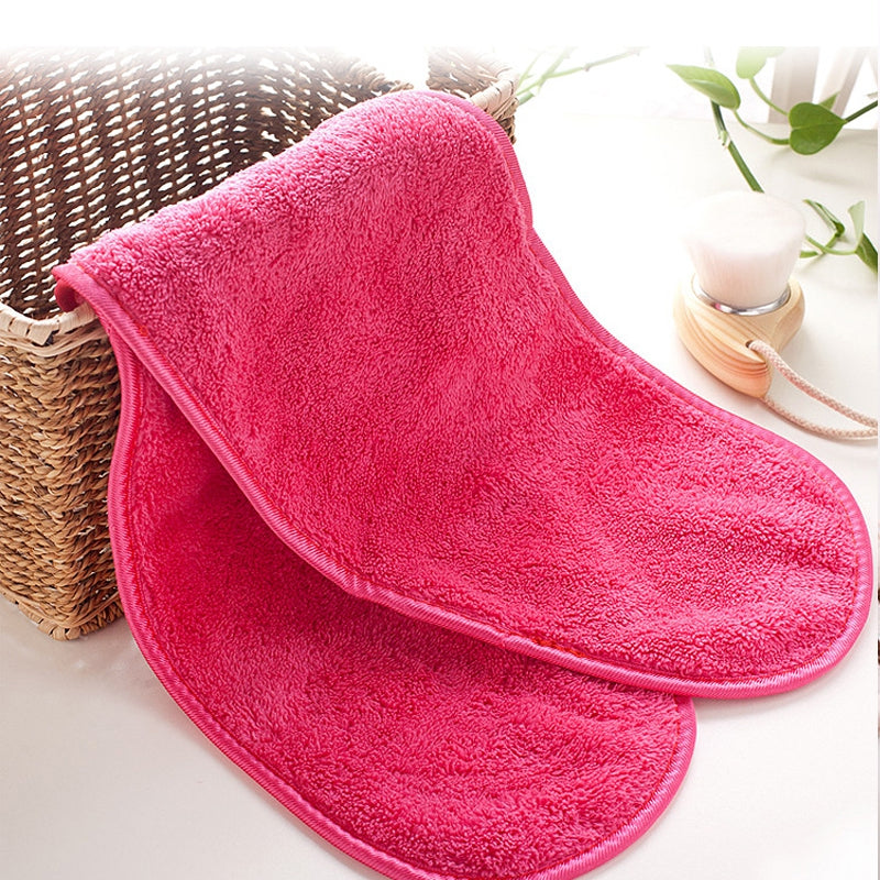 2Pc Modern Solid Color Comfortable Water Absorption Soft Towel