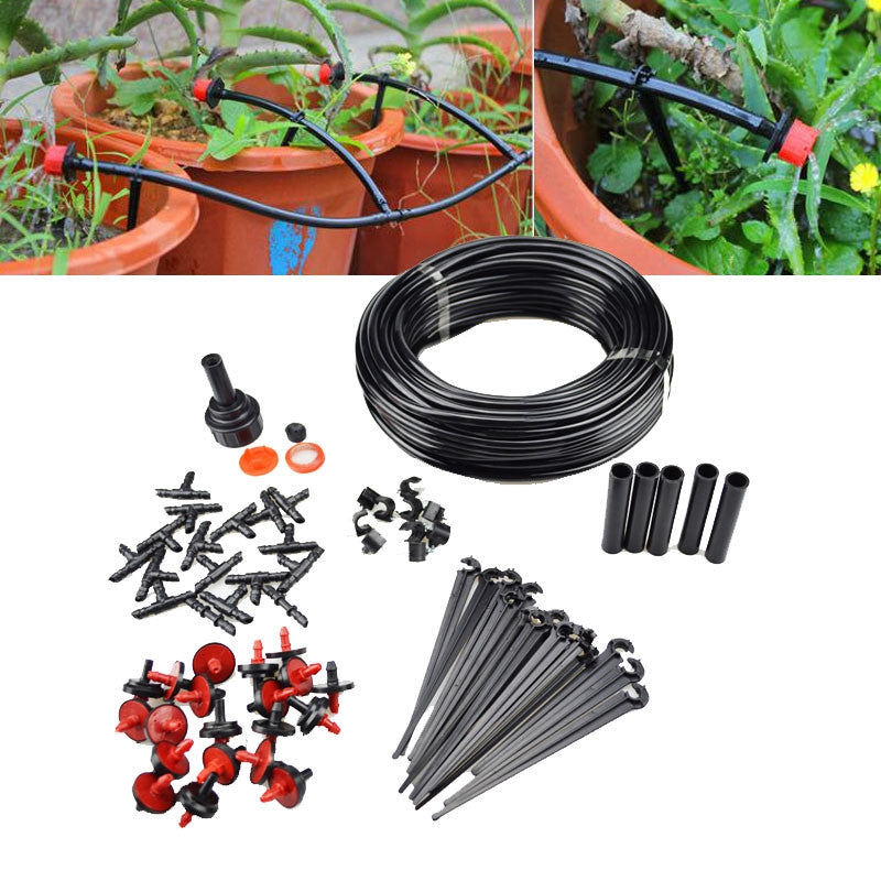23M Hose 10 Drippers Plant Watering Kits Garden Eqiupment DIY Micro Drip Irrigation System Au......
