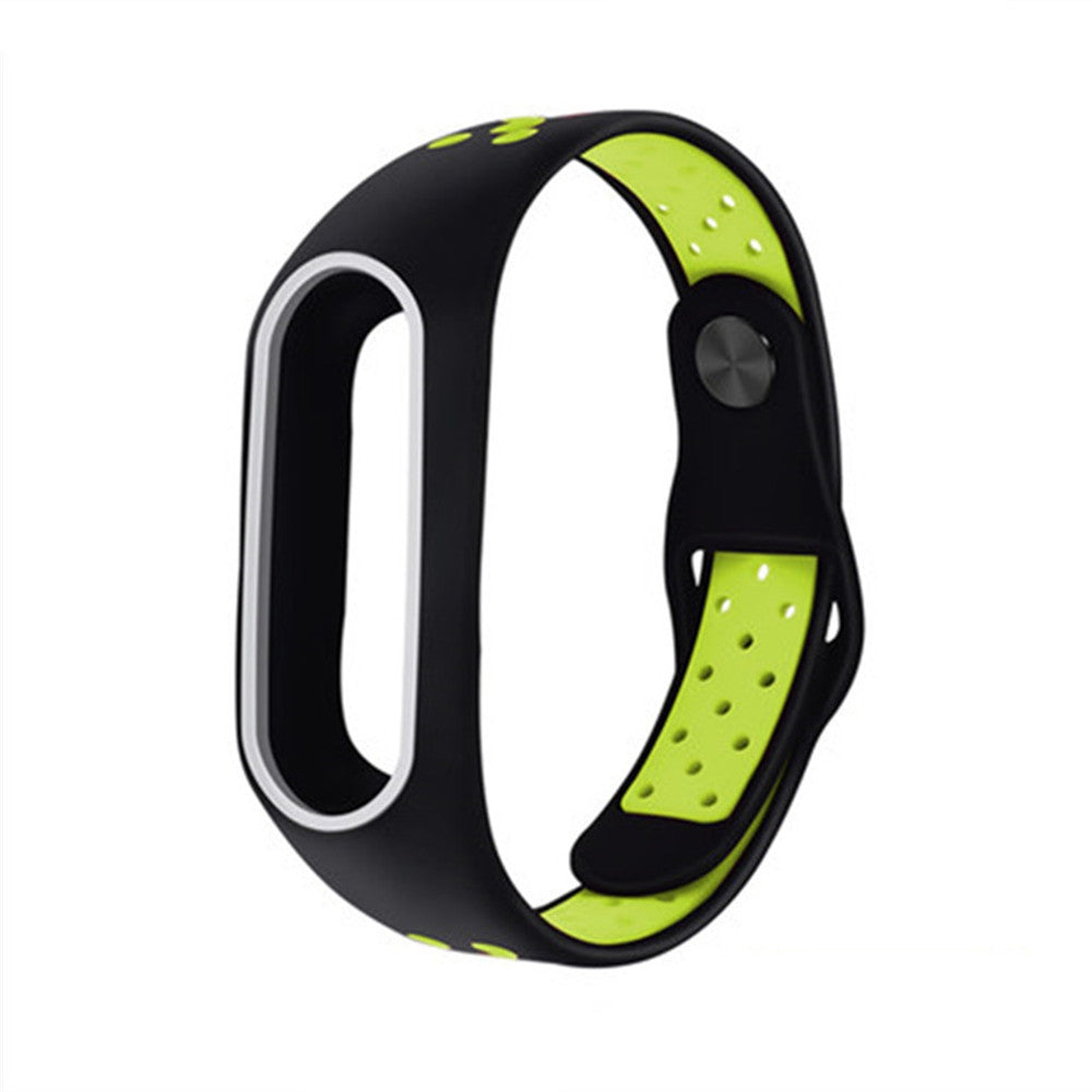 Double Color Silicone Wrist Strap for Xiaomi Mi Band 2