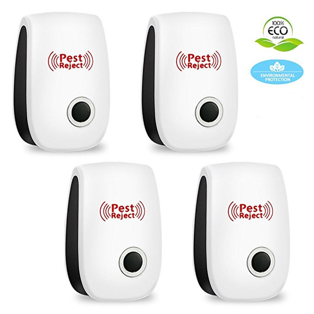 6 Pack Ultrasonic Pest Repeller Control Environment-Friendly Plug