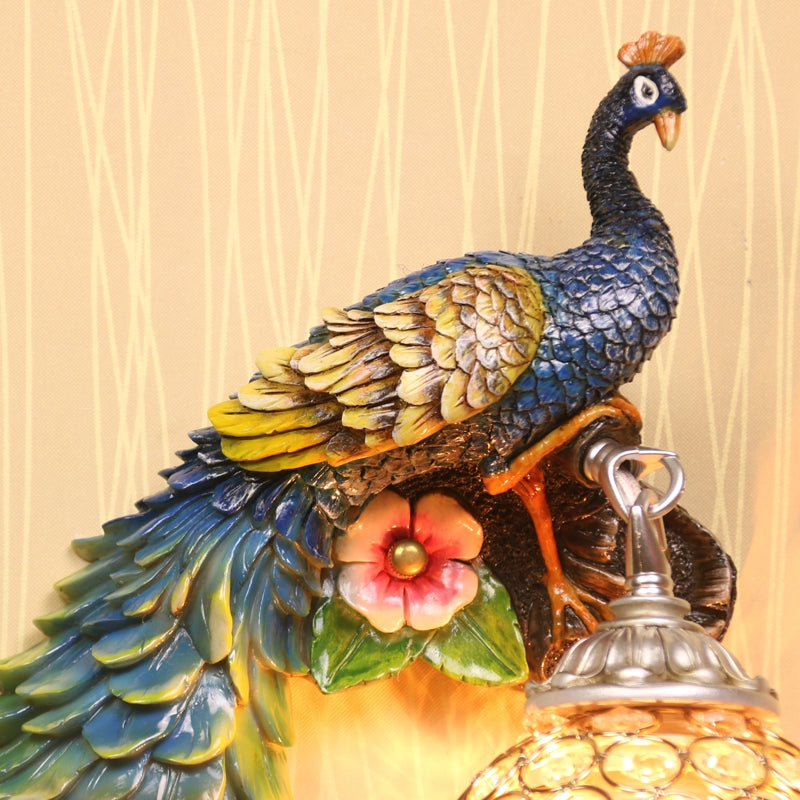 Contemporary Contracted Personality Wall Lamp Peacock Corridor North European Stair Bedrooms, Si...