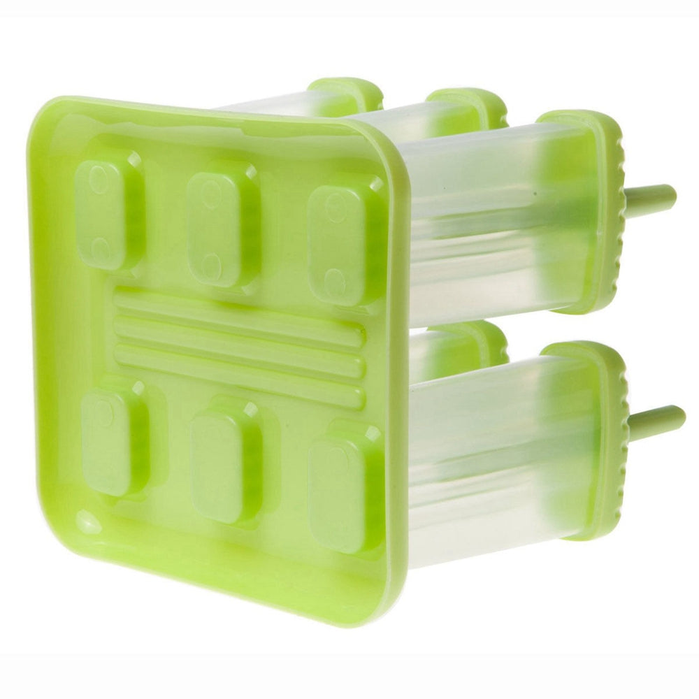 6pcs Ice Cream Popsicle Mold Cooking Tool Rectangle Shaped Reusable