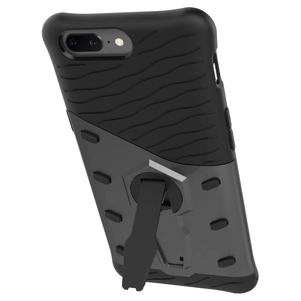 Case for One Plus 5 Shockproof with Stand 360 Rotation Back Cover Contrast Color Hard PC