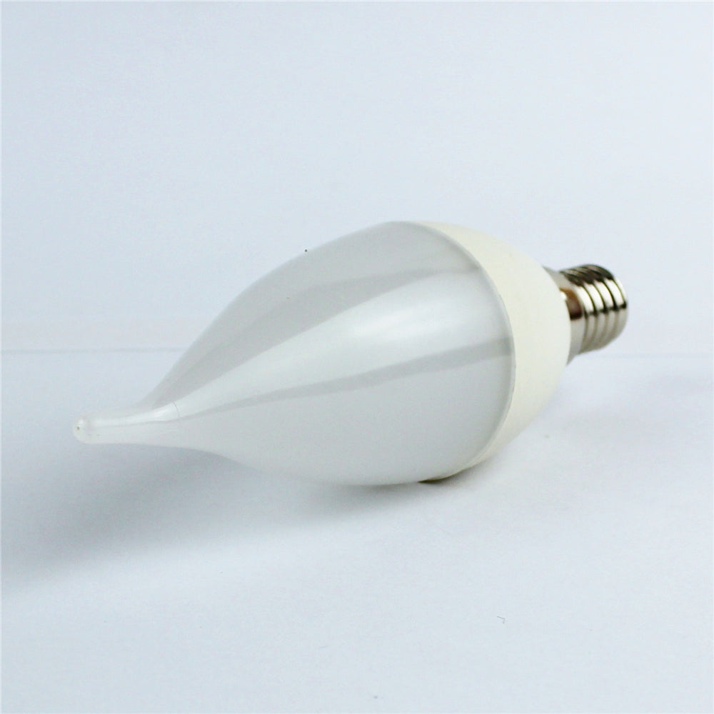 3W E14 LED Pull Tail Light Bulb CL37 5 leds SMD 3528 Cold White 225lm 6400K AC 110-240V