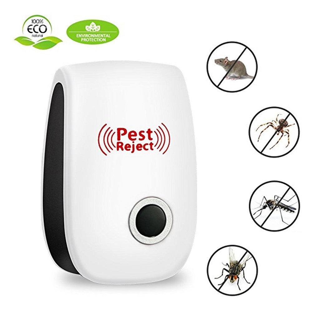 6 Pack Ultrasonic Pest Repeller Control Environment-Friendly Plug