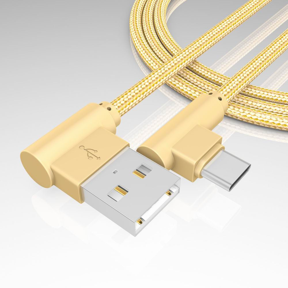 1M Type-C Cable Charge 90 Degree Cable