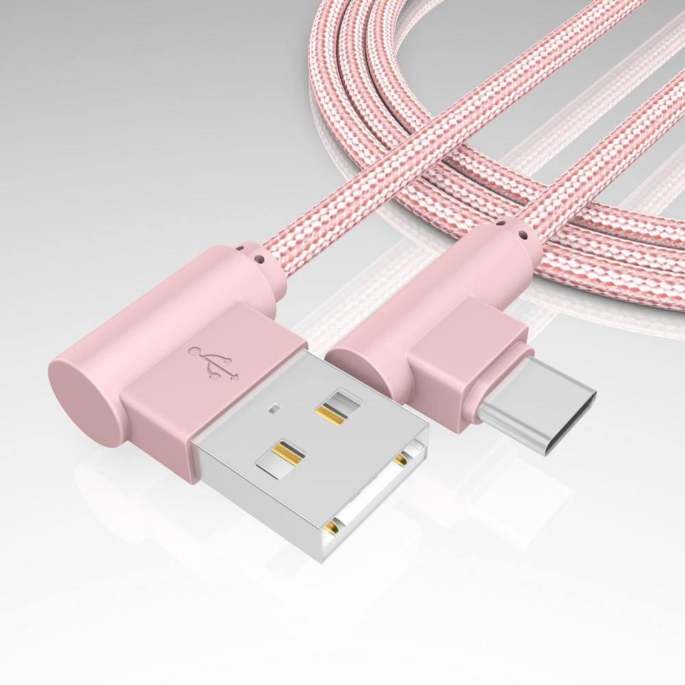 1M Type-C Cable Charge 90 Degree Cable