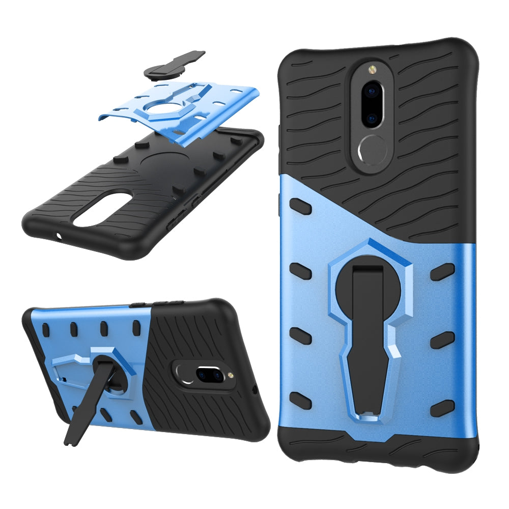 Case for Huawei Mate 10 Lite / Maimang 6 Shockproof with Stand 360 Rotation Back Cover Contrast ...