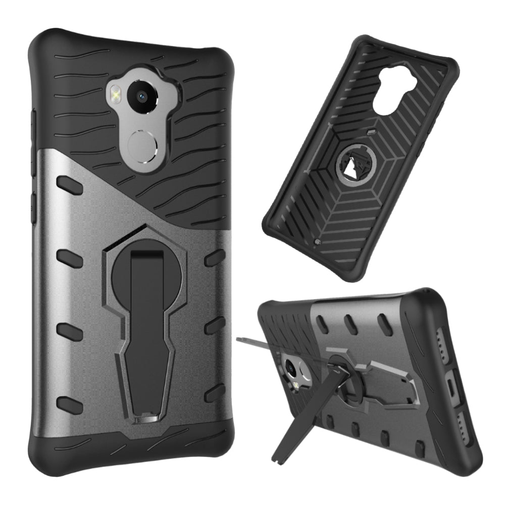 Case for Redmi 4 / 4 Prime / 4 Pro Shockproof with Stand 360 Rotation Back Cover Contrast Color ...