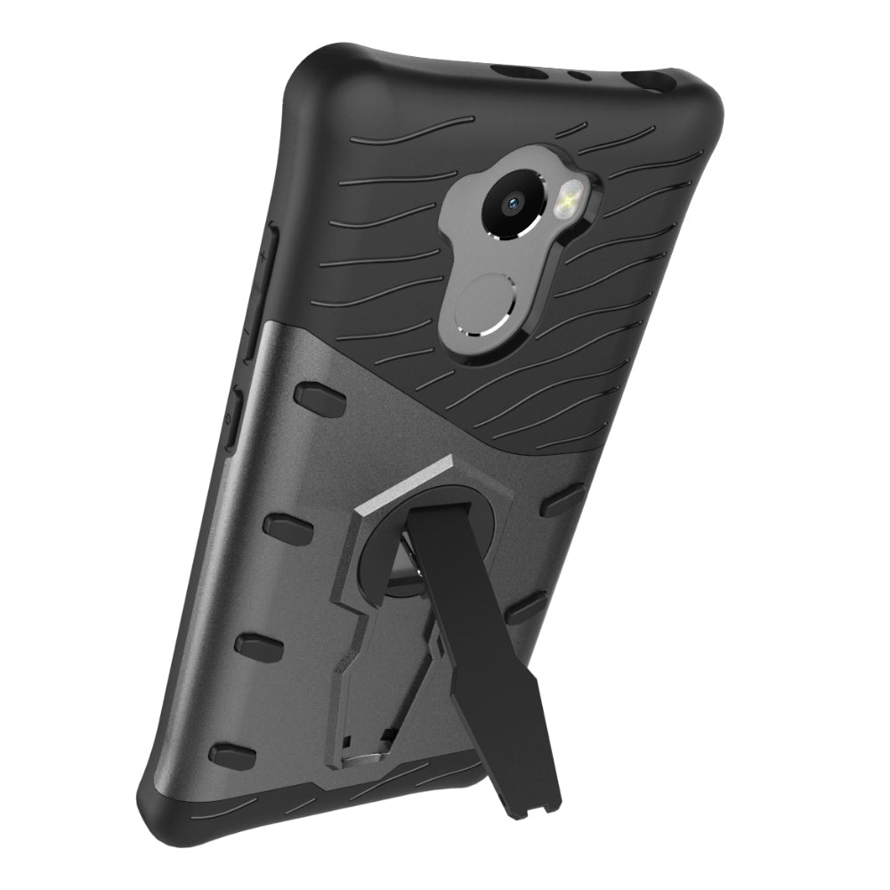 Case for Redmi 4 / 4 Prime / 4 Pro Shockproof with Stand 360 Rotation Back Cover Contrast Color ...