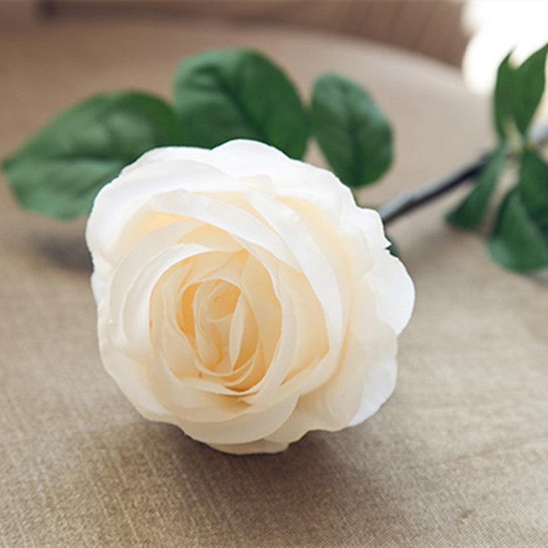 1 Branch High Simulation European Classic Rose Home Decoration Artificial Flower