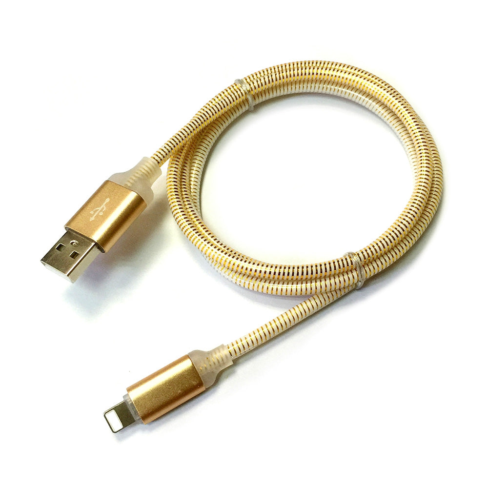 1M Nylon Braid Fast Charger Data Cable for 8 Pin Devices