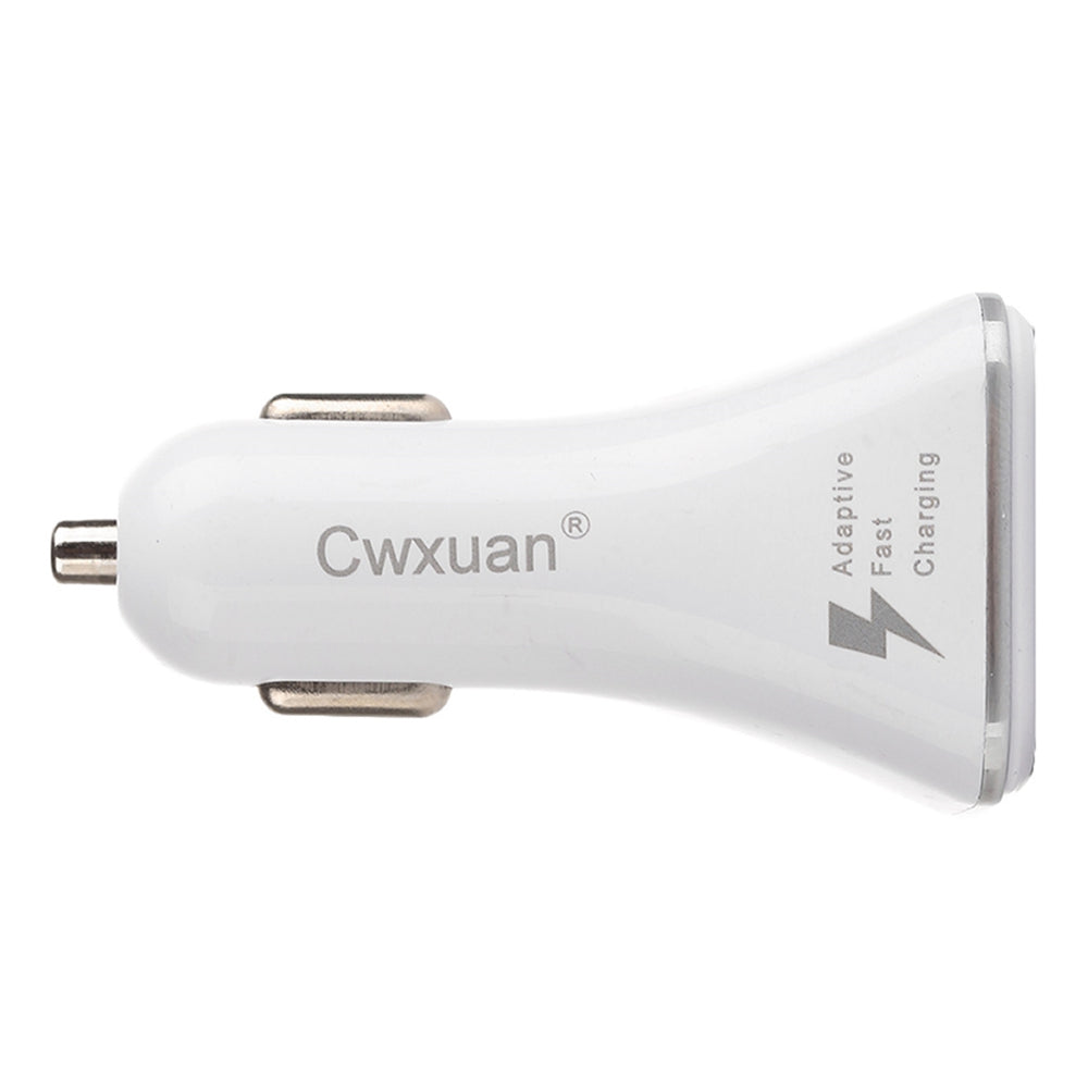 Cwxuan High Power Dual USB Quick Charge 2.0 Mobile Phone Car Charger Adapter