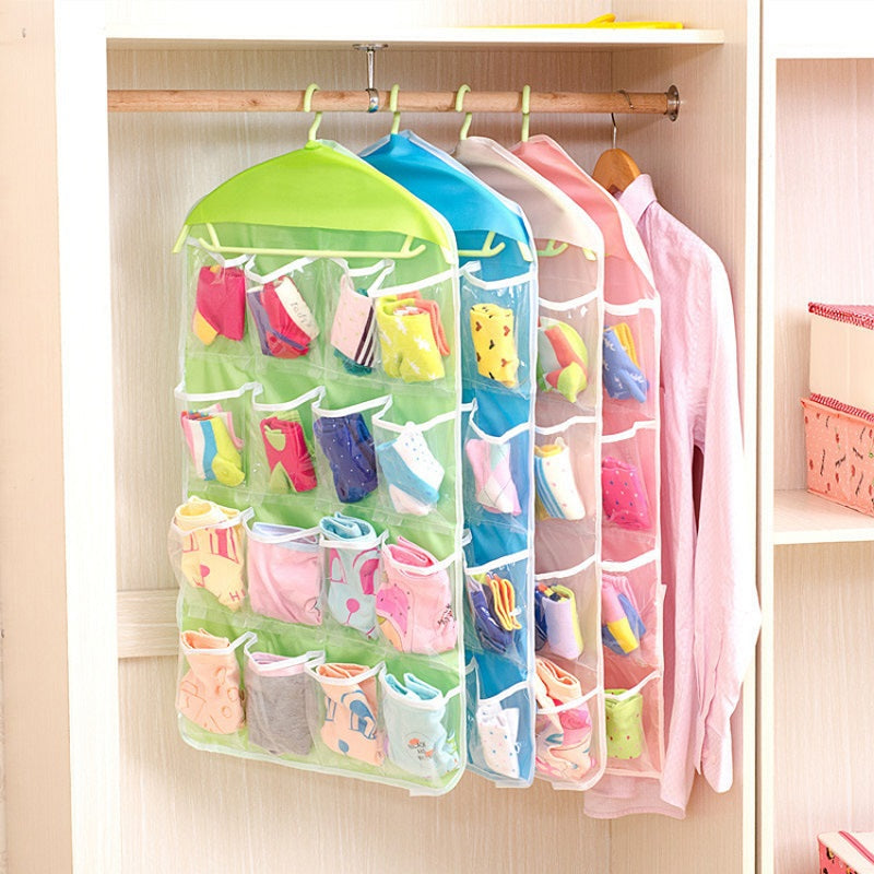 16 Lattice Polyester Baby Diaper Nappy Storage Quality Underwear Socks Dustproof Diaper Bag