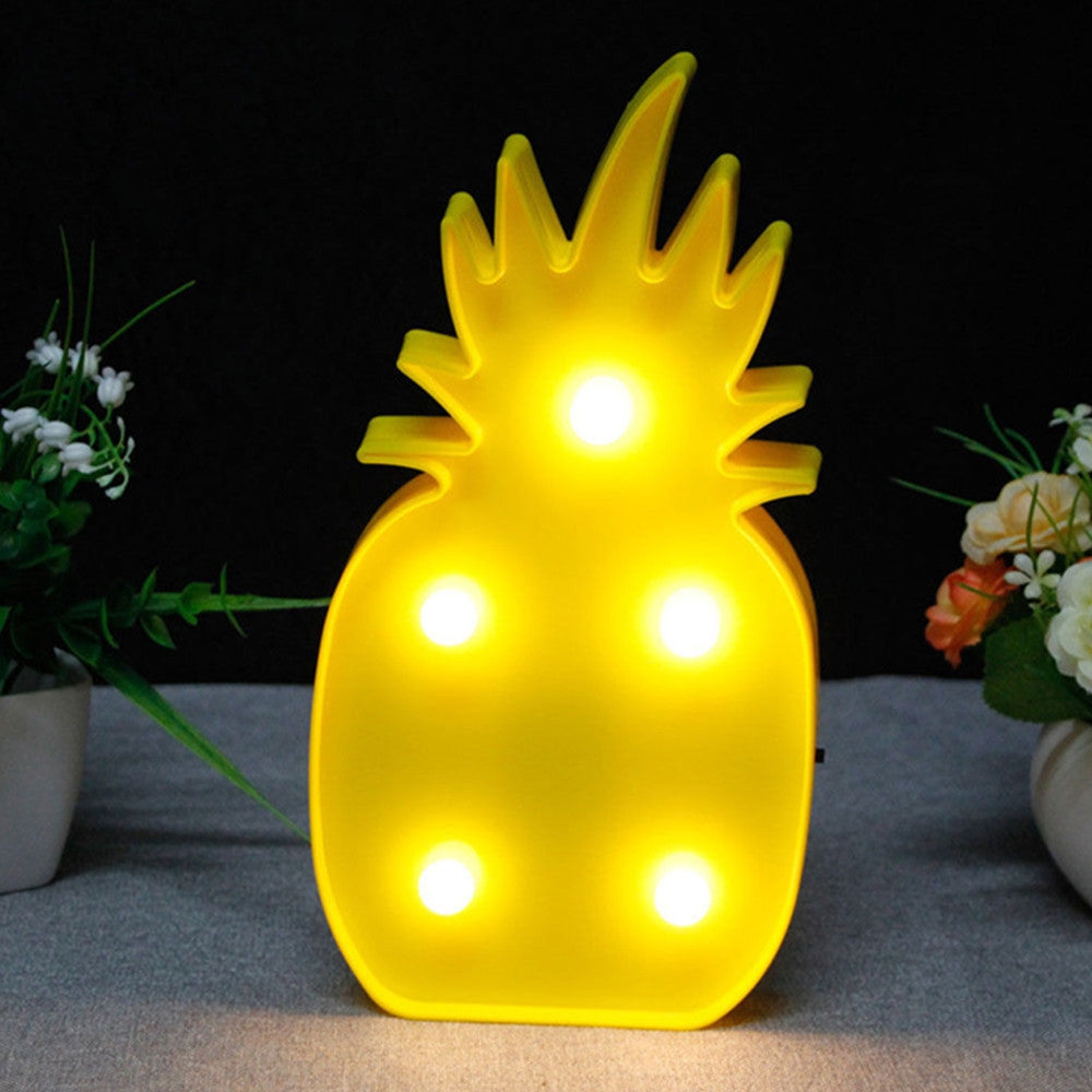 3D Cute LED Pineapple Decoration Light