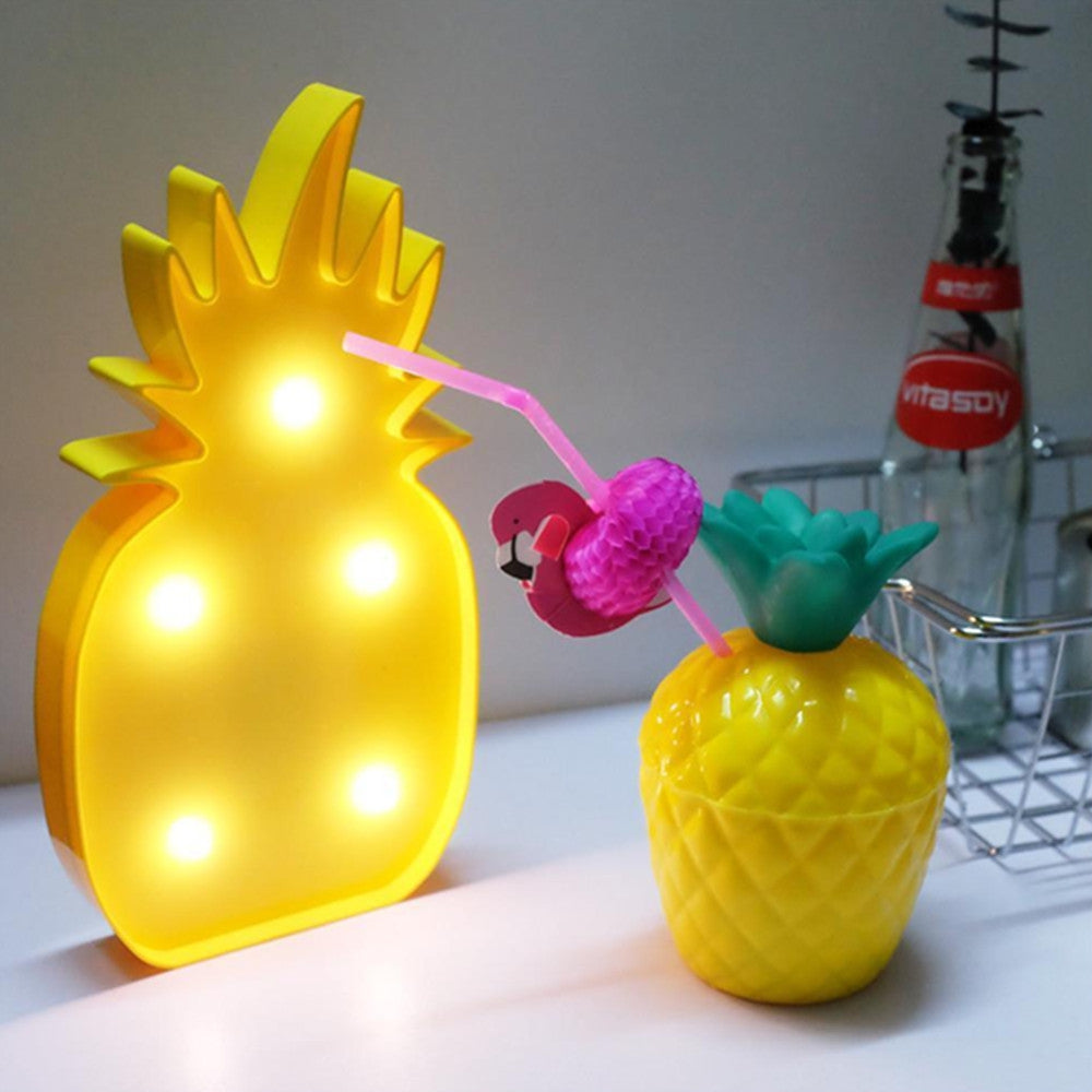 3D Cute LED Pineapple Decoration Light