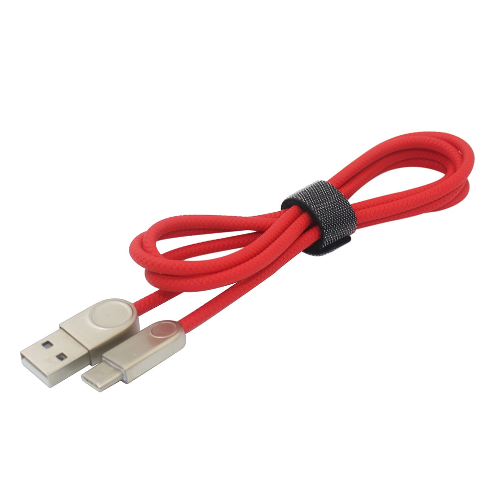 3.4A Quick Charge Usb 3.1 Type-C Charging Cable with High-Speed Data Cable 100CM