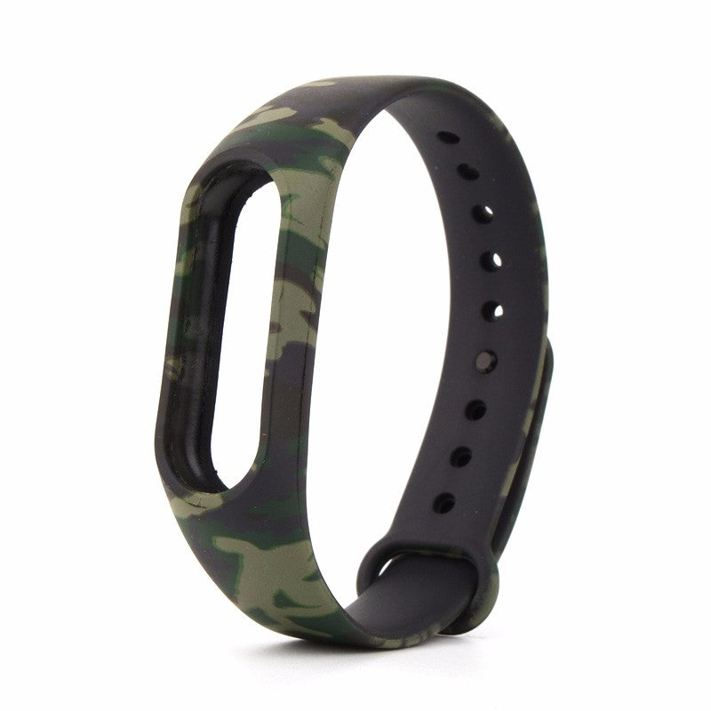 Camouflage Pattern Watch Strap for Xiaomi Mi Band 2