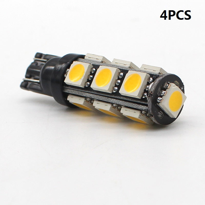 4PCS  Super Warm White T10 5050 13SMD Car RV Camper Backup LED Light Bulbs 194 921 912