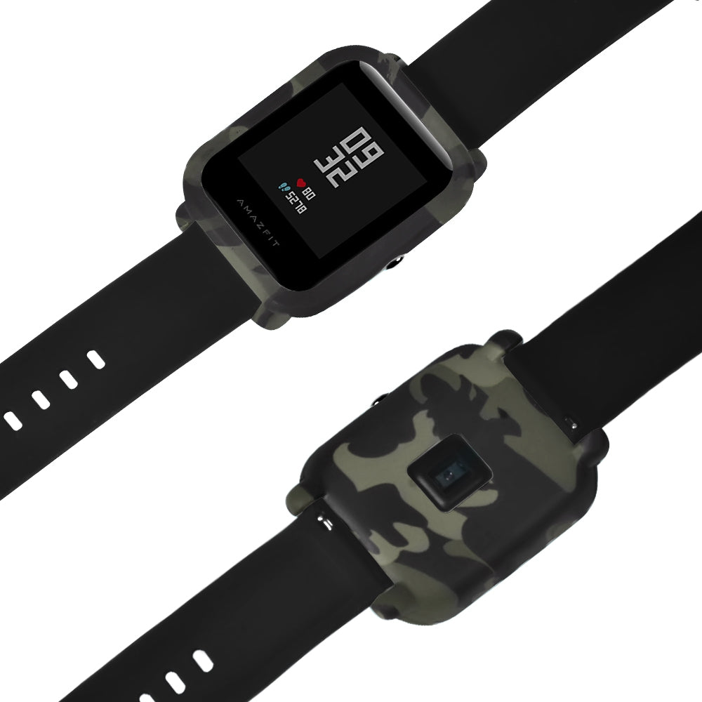 Camouflage Silicone Full Case Cover for Huami Amazfit Bip Youth Watch