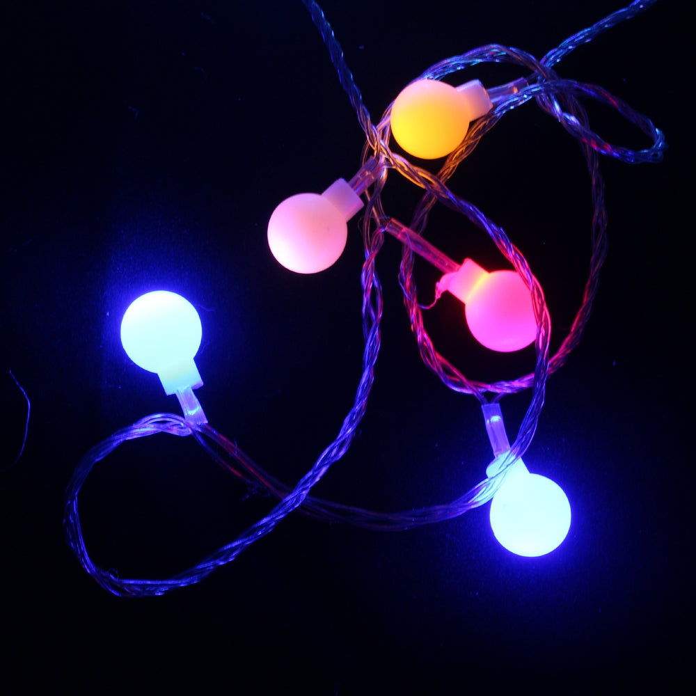 9M 50LEDs Waterproof Outdoor RGB String Light for Christmas Holiday Decoration