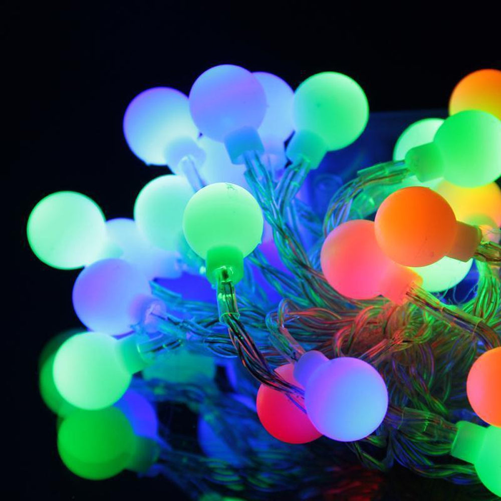 9M 50LEDs Waterproof Outdoor RGB String Light for Christmas Holiday Decoration