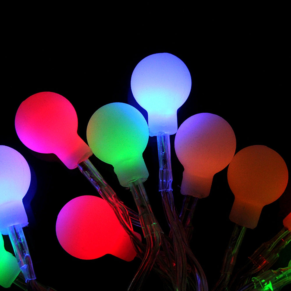 9M 50LEDs Waterproof Outdoor RGB String Light for Christmas Holiday Decoration