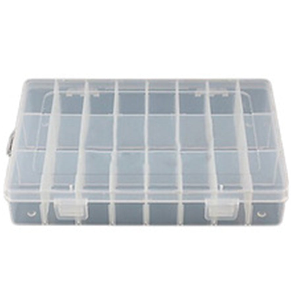 24 Grids Plastic Storage DIY Tool Box Screws Spare Part Jewelry Earring Plastic Case Container