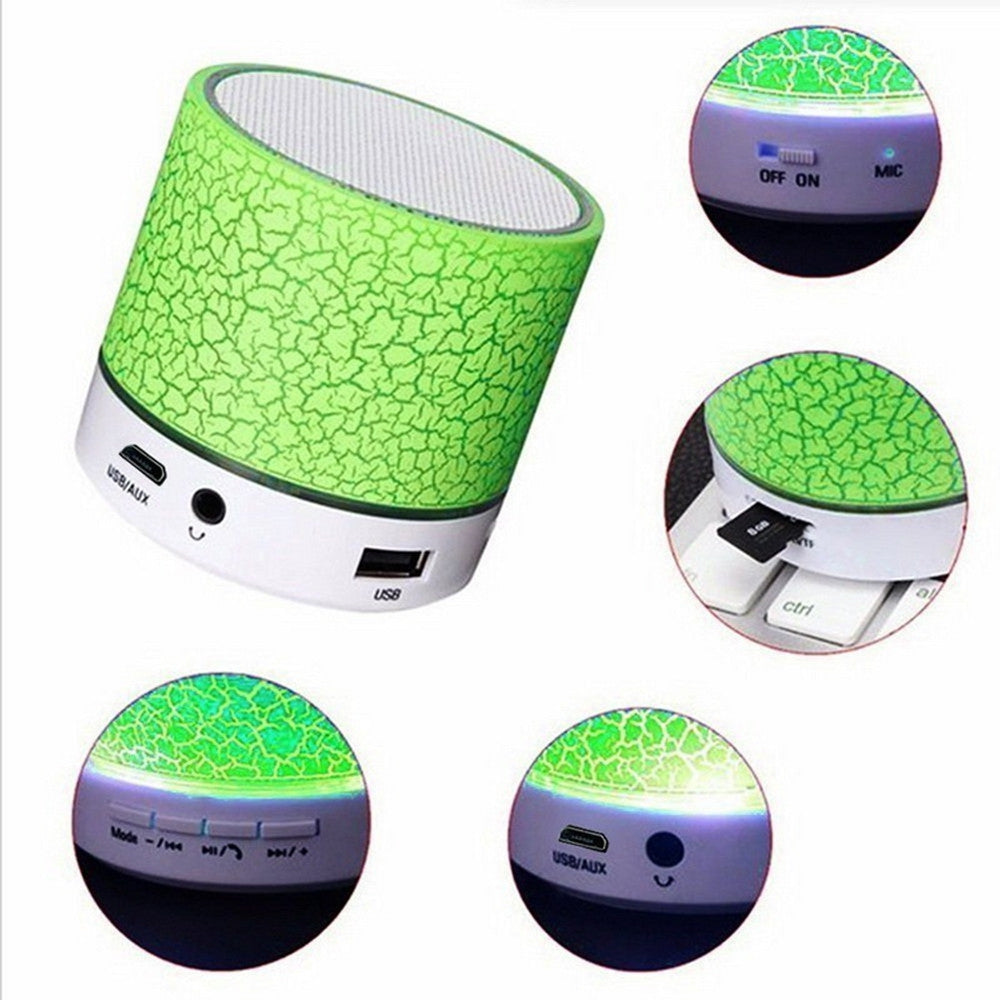 Bluetooth Speaker Wireless Portable Mini LED Small Music Audio TF USB FM Stereo Sound Speaker fo...