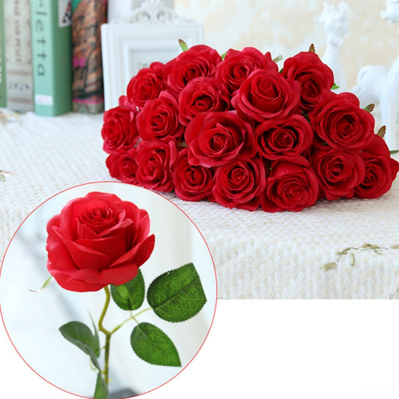 10 Branch Silk Roses Wedding Party Decoration Home Decoration Artificial Flowers