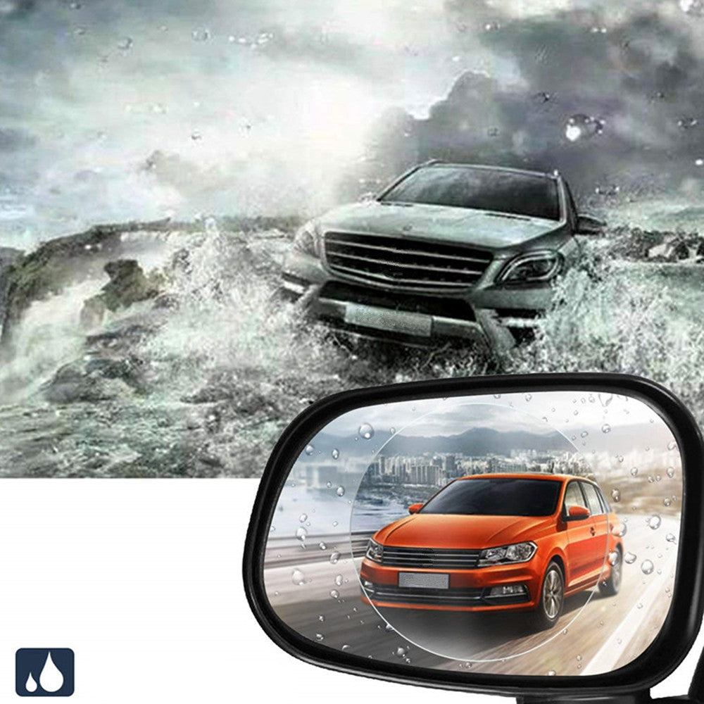 2 PCS Car Rearview Mirror Anti Fog Rainproof Clear Protective Film