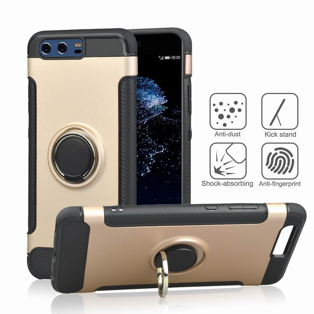 360 Degree Stents Cases for HUAWEI P10 Plus Case Ultra Thin Matte Phone Cover Case