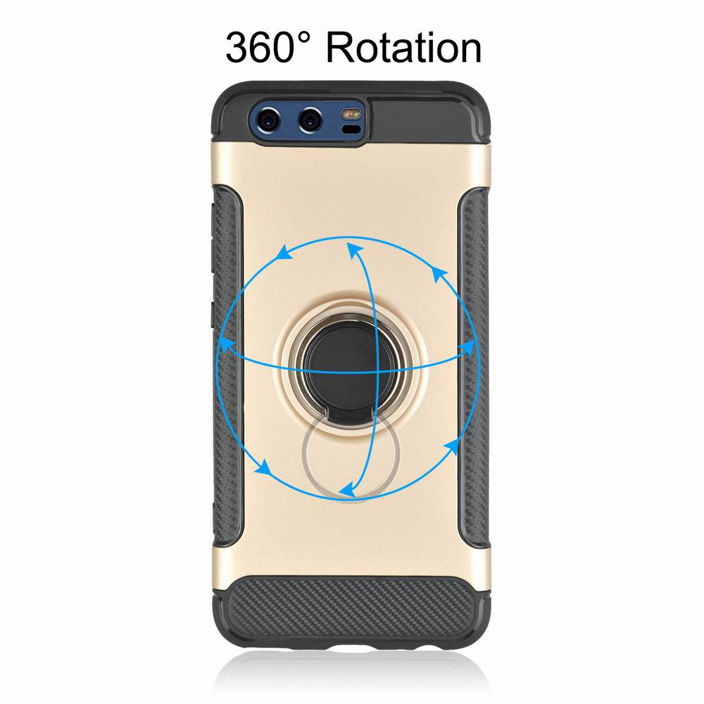 360 Degree Stents Cases for HUAWEI P10 Plus Case Ultra Thin Matte Phone Cover Case