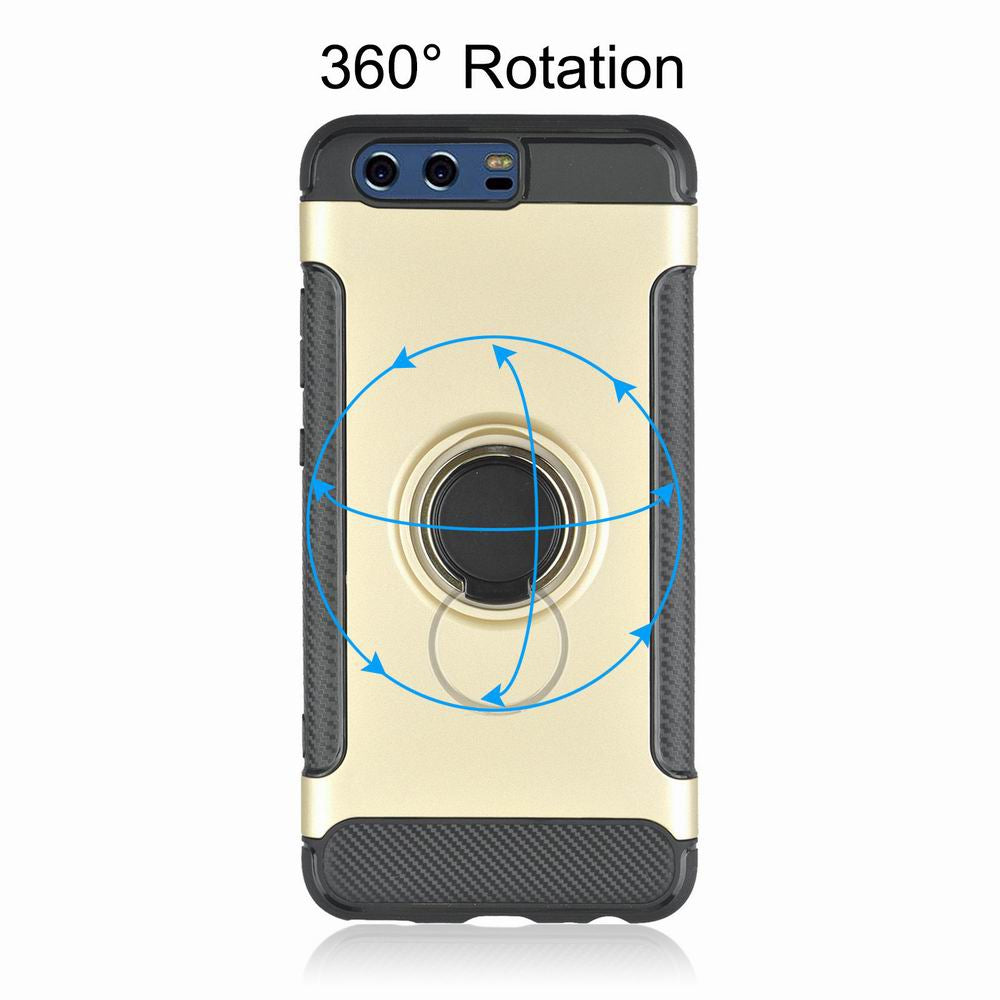 360 Degree Stents Cases for HUAWEI P10 Plus Case Ultra Thin Matte Phone Cover Case